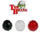 Top Brass Glass Beads 8mm 20 Per Pack (Select Color) PGB-008