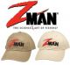 Z Man Logo Hook & Loop Adjustable Twill Hat (Select Color) ZMAN1