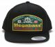 Megabass Psychic Snapback Black & Green Hat 0469246711