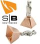 South Bend Fish Alert Clip-On Copper Bell 2PK SB2-SB