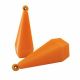 South Bend Casting Practice Plugs 3/8 oz. 2-Pack (Fluorescent Orange) PP2