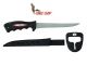 Eagle Claw Soft Handle Fillet Knife With Sheath & Sharpener ECK6
