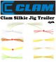 Clam Silkie Jig Trailer 4pk (Select Color) 115/116