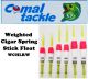 Comal Weighted Cigar Spring Stick Float 3pk (Choose Size) WCHLRW