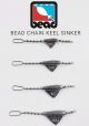 Bead Tackle Keel Sinker With Stainless Steel Bead Chain (Select Size) R