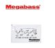 Megabass Clear/Black More Fish Plastic Zip Lure Case 3in x 6in 