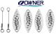 Owner Flashy Swimmer Hammered Silver Willow Replacement Kit (Select Size) 4188