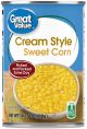Great Value Cream Style Sweet Corn 15oz 704264