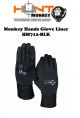 Hunt Monkey Monkey Hands Glove Liner Black (Select Size) HM712-BLK