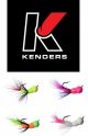 Kenders Outdoors Akua Flare 3.8mm #12 Tungsten Ice Fishing Jig (Select Color) 80