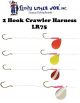 Little Joe 2 Hook Crawler Harness (Select Color) LR75