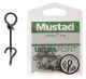 Mustad Fastach Clip Black 12-Pack FTC (Select Size)