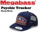 Megabass Psychic Trucker Hat (Navy - Navy) 0468846712