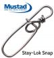 Mustad Stay-Lok Snap Black Nickle (SELECT SIZE) SLS