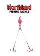 Northland Tackle Mini Predator Rig 1/8oz Red (Select Hook Size) PRMWCR