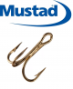 Mustad Treble Hook ( Gold )