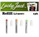 Rod-N-Bobbs Lucky Jack Refill 1pk (Select Color) LJ-500