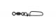 Rosco Black Coastlock Snap Swivel 30 lb 2 PK (Size 10) 851-10C