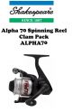 Shakespeare Alpha Spinning Reel 70 Size (Clam Pack) ALPHA70