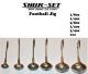 Shur-Set Football Jigs Unpainted (Select Size) FH0