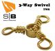 South Bend Three Way Swivel (Select Size) TWS