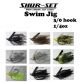 Shur-Set Swim Jig 1/4oz (Select Color) SWMJ014