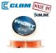 Clam Frost Mono Metered Orange/Clear Ice Fishing Line 110Yd (Choose lb Test)