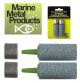 Marine Metal Products Glass Bead Air Stones With Lead Weights AS-01