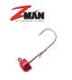 Z-Man Micro Finesse Shroomz Red 5pk (Select Weight) MFH-01PK5