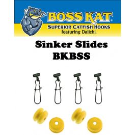 Boss Kat Sinker Slider 4pk BKSBSS - Fishingurus Angler's International  Resources