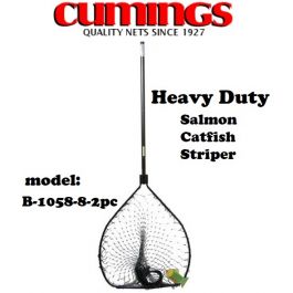 Cumings Heavy Duty Salmon-Catfish-Striper Net B-1058-8-2pc - Fishingurus  Angler's International Resources