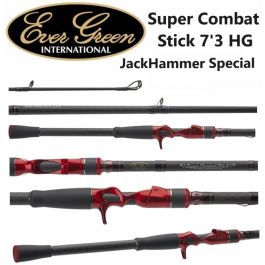 Evergreen Super Combat Stick 7'3 Casting Rod SCSC-73HG - Fishingurus  Angler's International Resources
