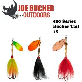 Joe Bucher Outdoors Buchertails 500 series 5 Bucktail Fluted