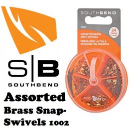 South Bend Assorted Swivels 24 Piece - Eliminates the need to cut Your Line