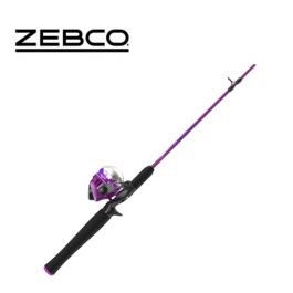 Zebco Splash 4ft Purple Spincast Combo YSPLSCJPKA
