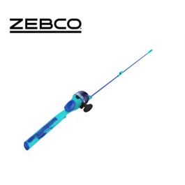 Zebco Splash Kids Spincast Reel and Fishing Rod Combo, 29 Durable Floating  Fiberglass Rod 