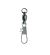 Spro Ball Bearing Swivel w/ Interlock Snap Black