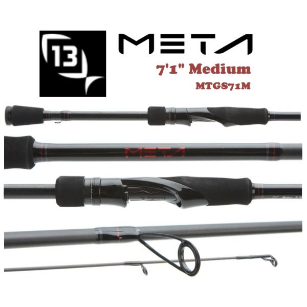 13 Fishing Meta 7'1 Medium Spinning Rod MTGS71M - Fishingurus