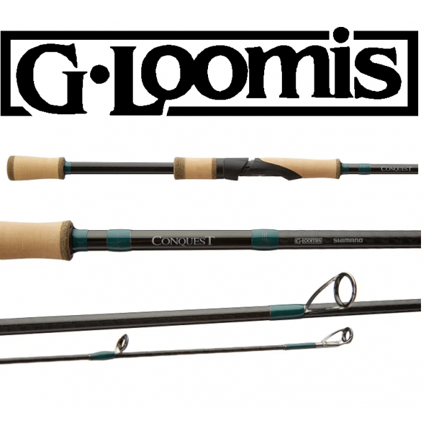 G Loomis Conquest 7' Medium Fast Spinning Rod 842S SJR - Fishingurus  Angler's International Resources