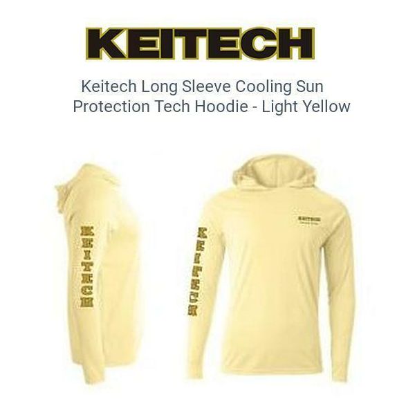 Keitech Long Sleeve Cooling Sun Protection Tech Hoodie-Light