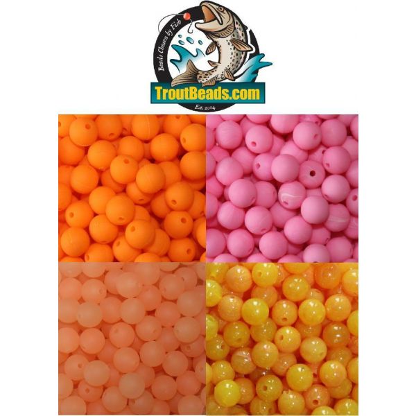 Troutbeads™ 8mm 40-Pack Troutbeads Float Fishing Beads (Select