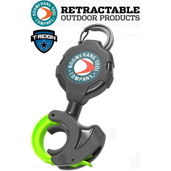 Boomerang Tool Co. T-Reign Retractable ProGrip Large 48 Gear Tether  0TPG4341 - Fishingurus Angler's International Resources