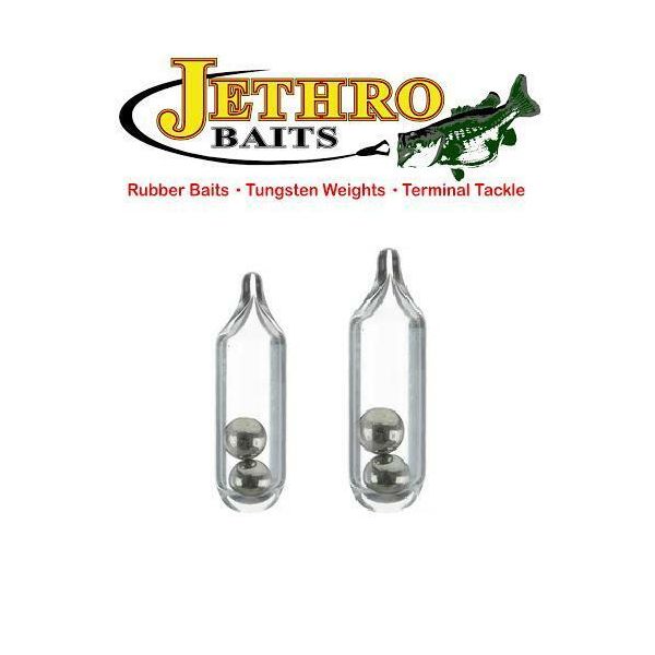 Jethro Baits Glass Fishing Rattles 12pk (Select Size) GWRS00 - Fishingurus  Angler's International Resources