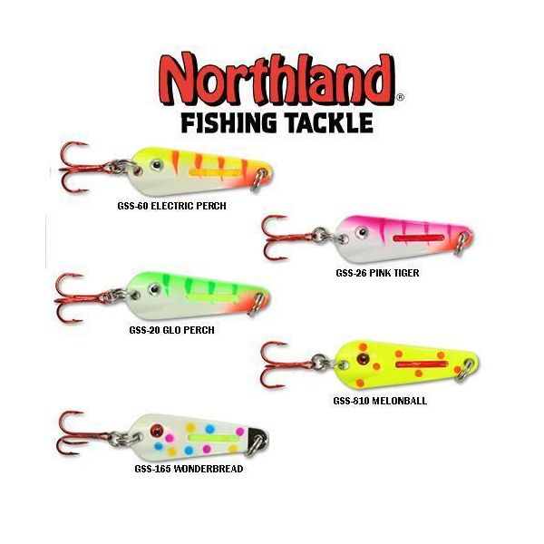 Northland Fishing Tackle Glo-Shot Spoon 1/8OZ (Select Color