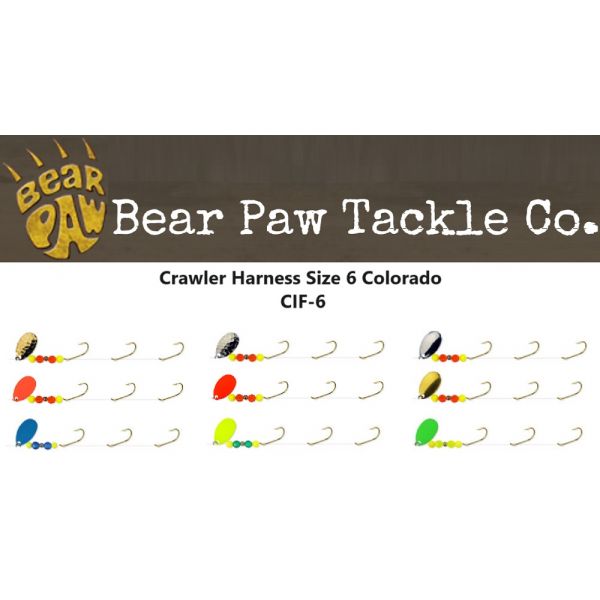 Bear Paw Custom Crawler Harness Size 6 (Select Color) CIF-6 - Fishingurus  Angler's International Resources