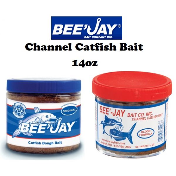 Bee'-Jay Bait Co. Channel Catfish Bait 14oz (SELECT FLAVOR) 20 -  Fishingurus Angler's International Resources