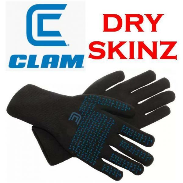 Clam Dry Skinz Ice Fishing Gloves - Fishingurus Angler's International  Resources