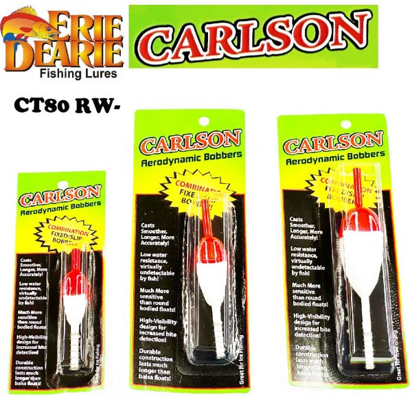 Carlson Aerodynamic Bobber Red/White (Select Size) CR80RW