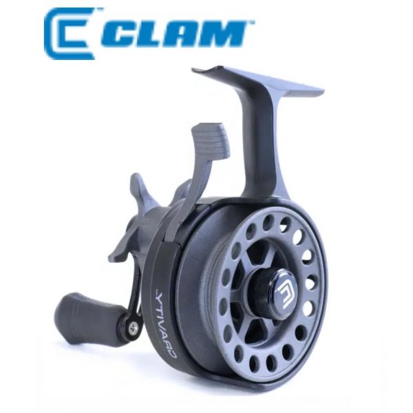 Clam Graphite Gravity Reel Right Hand (Clam Packaging) 15504