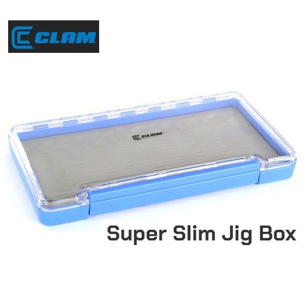 Clam Super Slim Large Jig Box 15634 - Fishingurus Angler's International  Resources